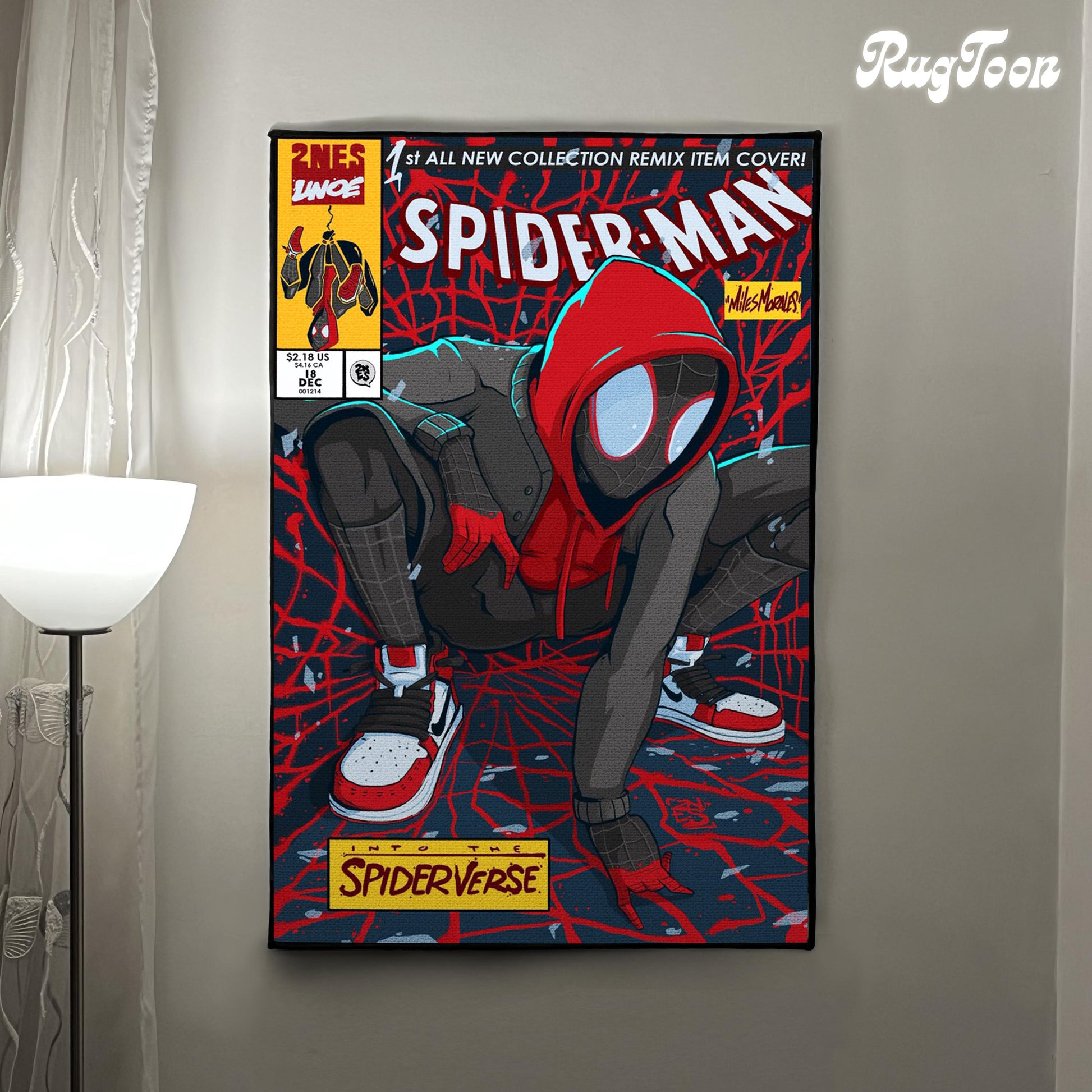 The Rug can be hanged on a wall like a poster for decoration.