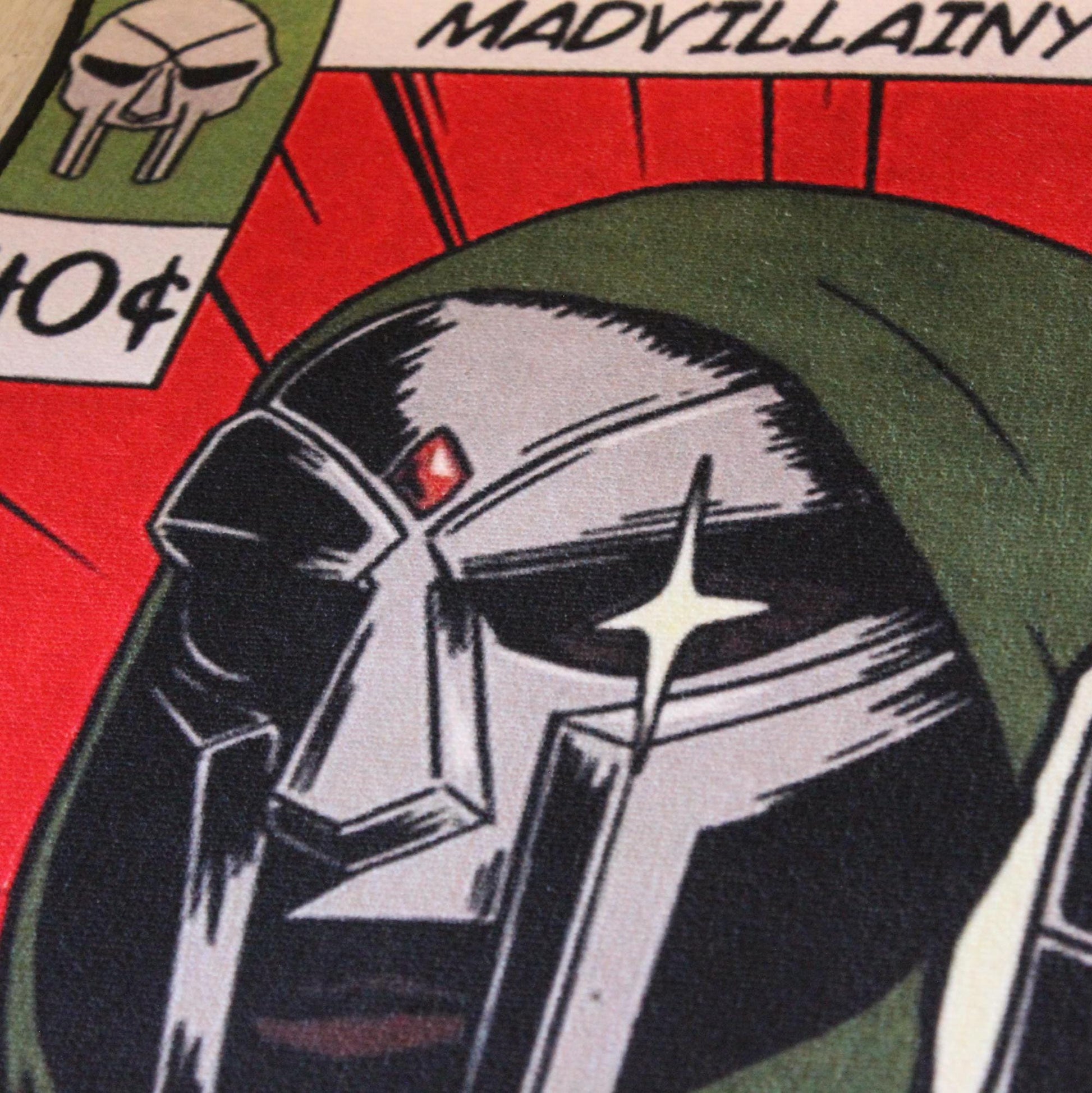 MF Doom Rug - Madvillainy Comics Carpet - Rap & Comics Inspired - Vintage Cover Art - MF Doom Fan Art Mat - Soft Floor Cover