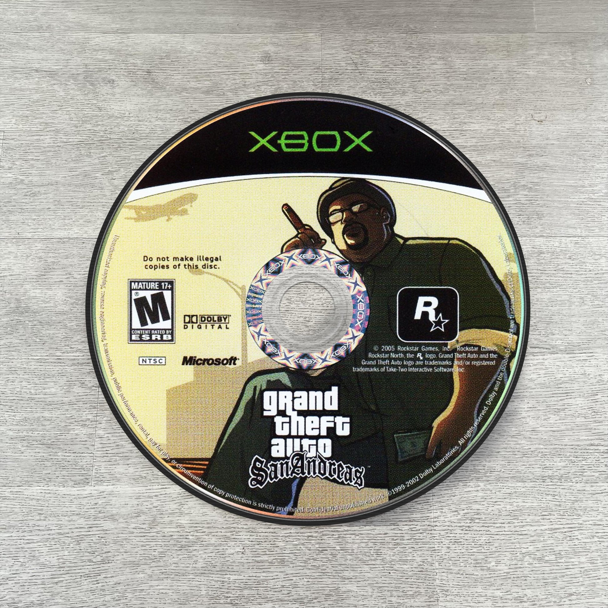 GTA San Andreas Disc Rug - Rockstar Games PS2 Xbox 360 Carpet - Gamer Room Decor - Retro Game Mat - Video Game Fan Art