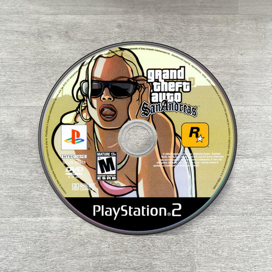 GTA San Andreas Disc Rug - Rockstar Games PS2 Xbox 360 Carpet - Gamer Room Decor - Retro Game Mat - Video Game Fan Art
