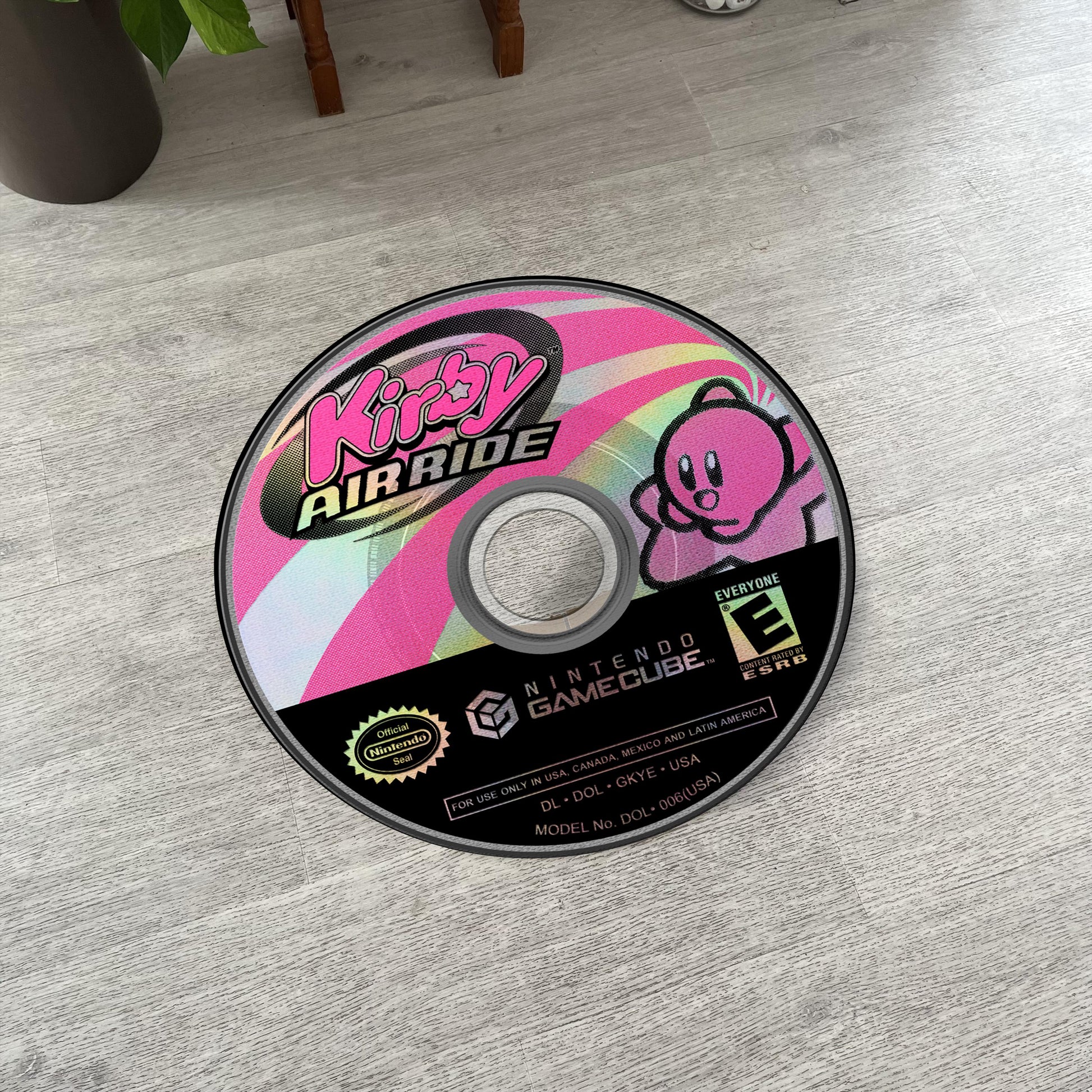 Kirby Air Ride Disc Rug - GameCube Carpet