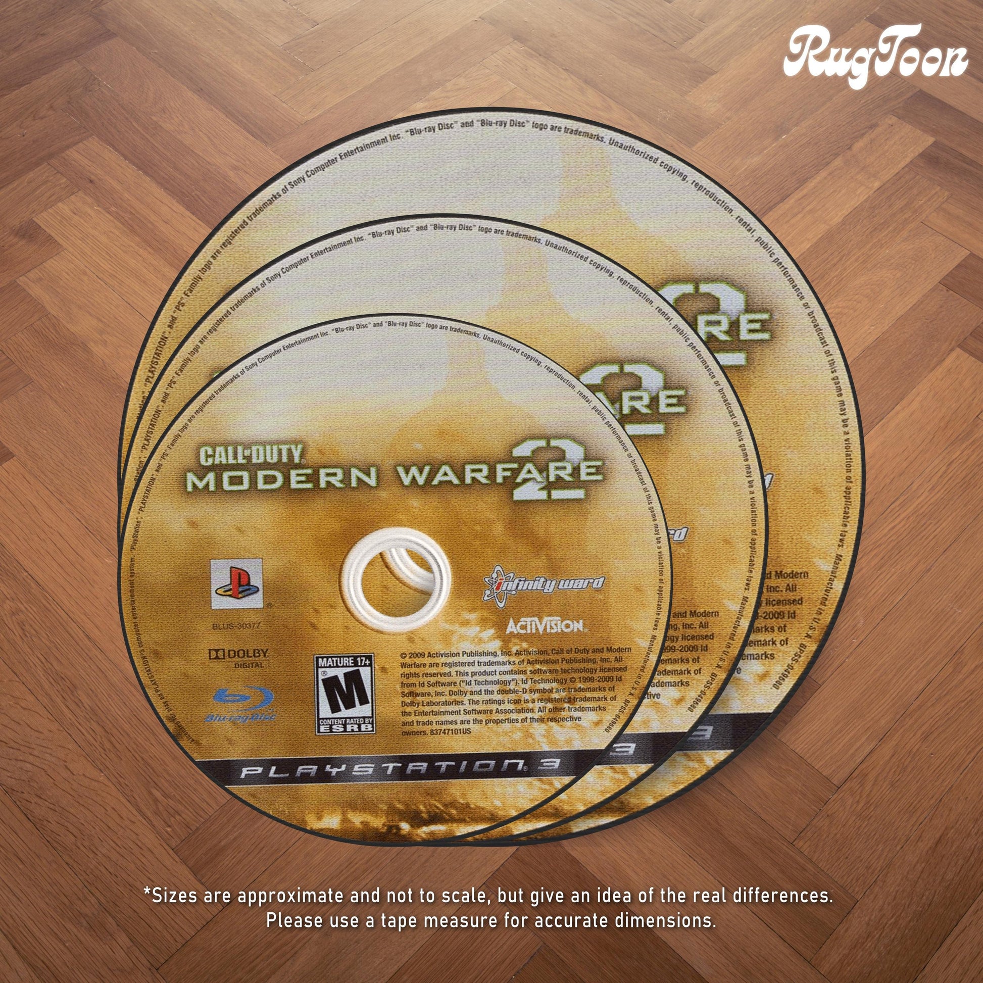 MW2 Disc Rug – Call of Duty PS3 & Xbox 360