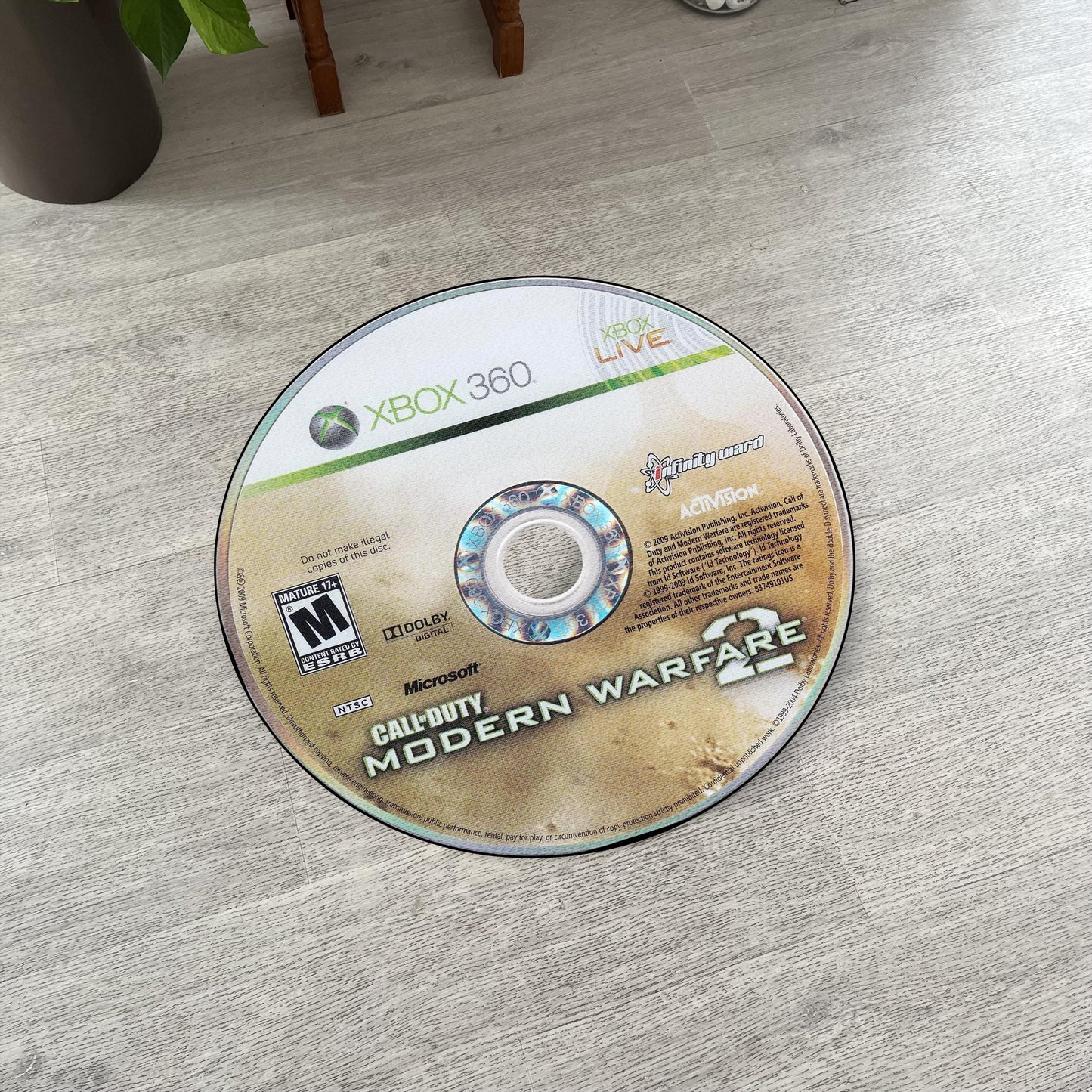 MW2 Disc Rug – Call of Duty PS3 & Xbox 360