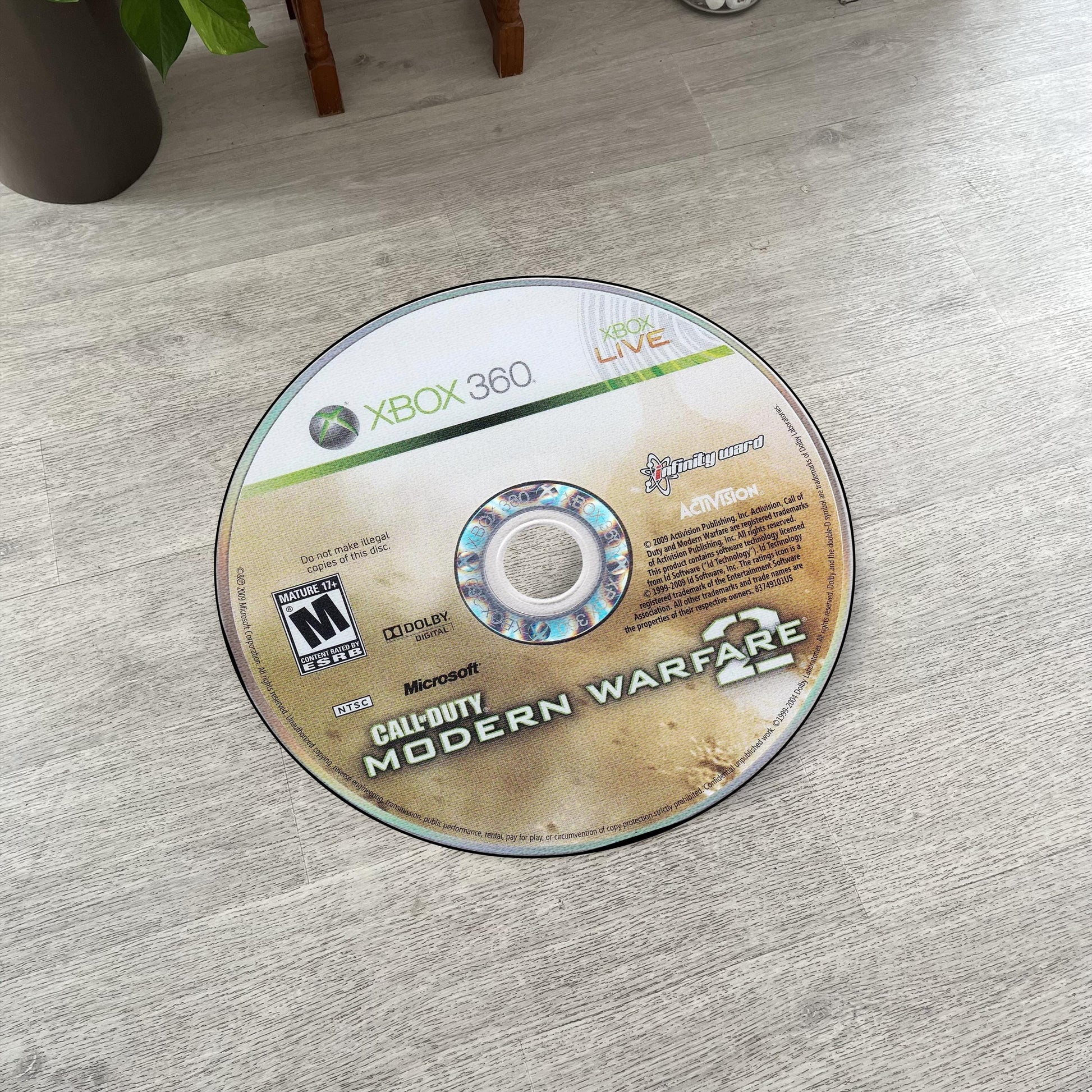MW2 Disc Rug – Call of Duty PS3 & Xbox 360