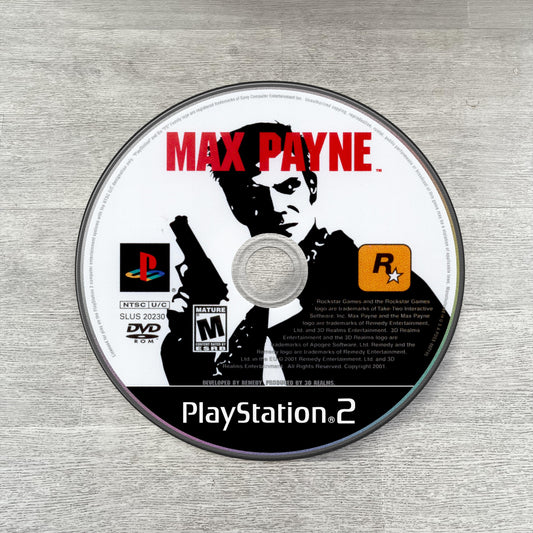 Max Payne Disc Rug - Rockstar Games PS2 Xbox 360 Carpet - Gamer Room Decor - Noir Game Mat - Video Game Fan Art - Bullet Time Style