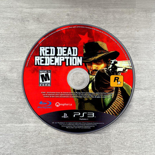 Red Dead Redemption Disc Rug - Rockstar Games PS2 Carpet - Cowboy Game Decor - Western Video Game Mat - Retro Game Fan Art
