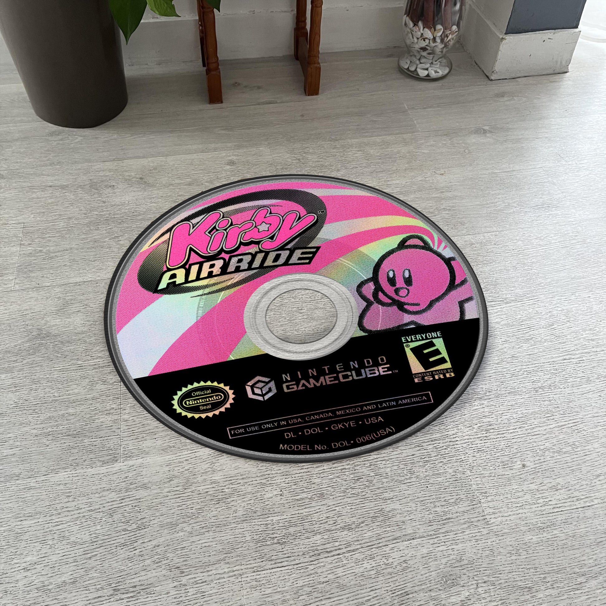 Kirby Air Ride Disc Rug - GameCube Carpet