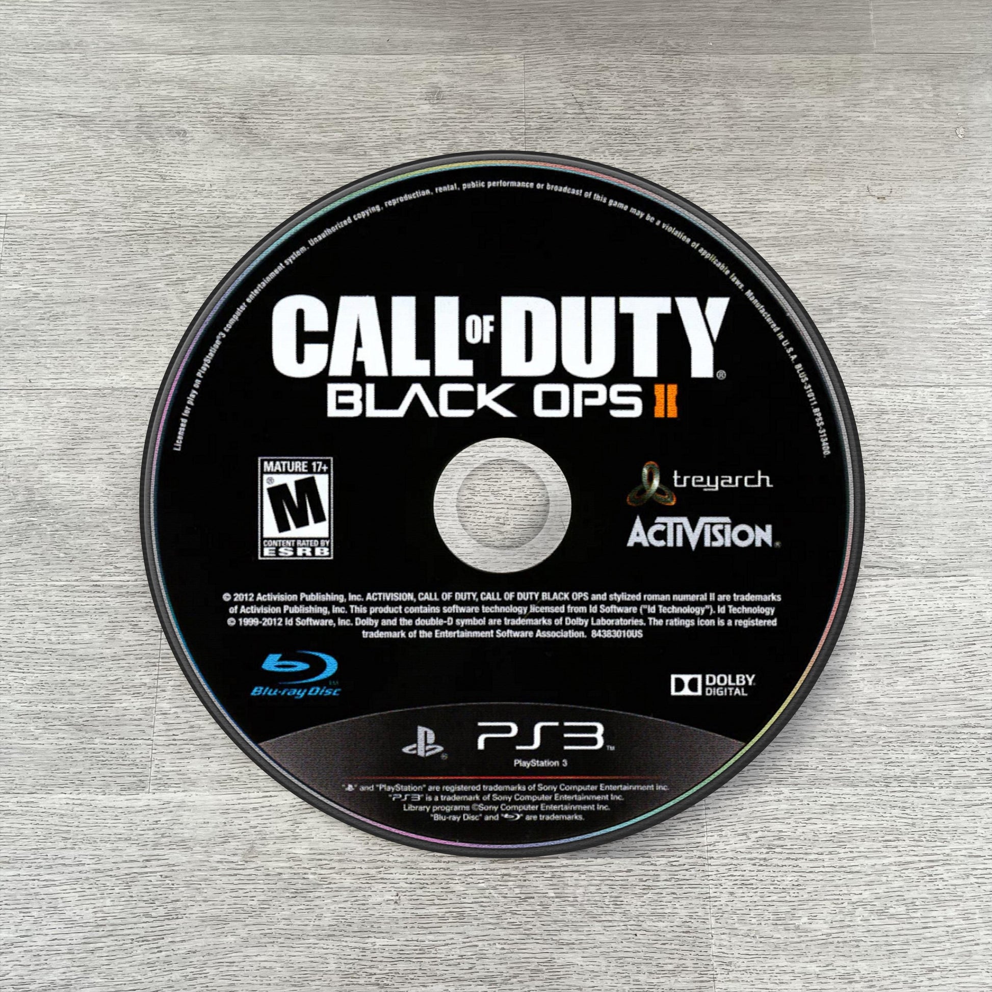 Call of Duty BO2 Disc Rug – PS3 & Xbox 360 Retro Game Decor