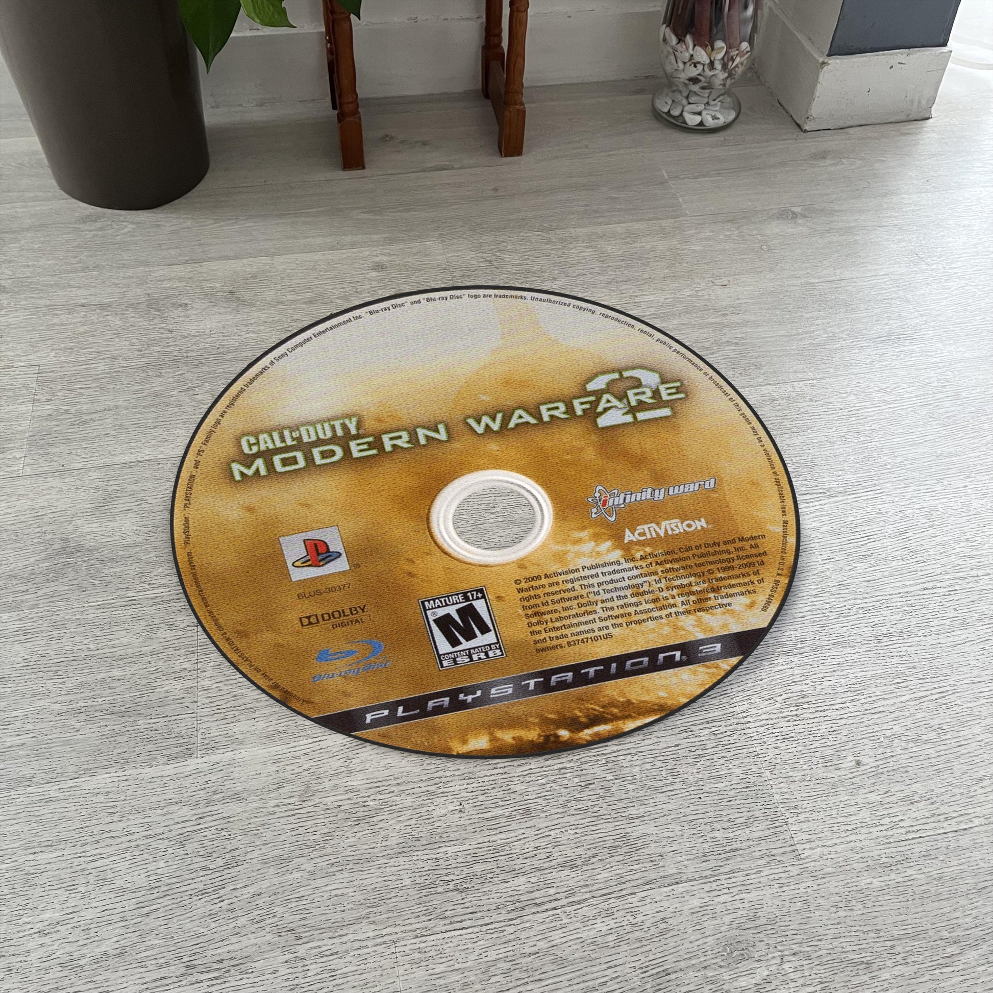 MW2 Disc Rug – Call of Duty PS3 & Xbox 360