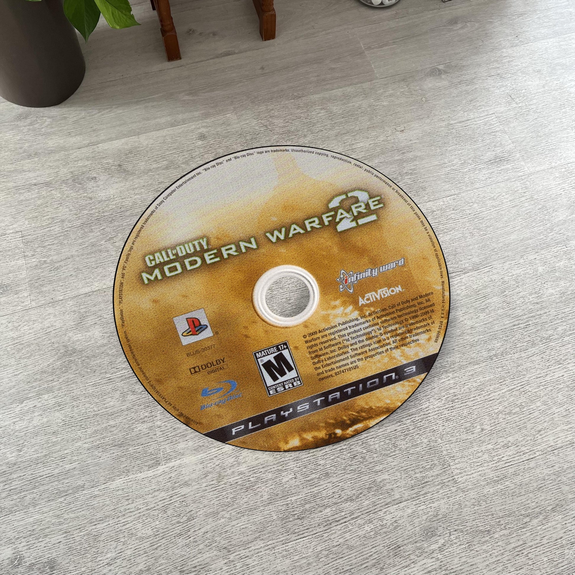 MW2 Disc Rug – Call of Duty PS3 & Xbox 360