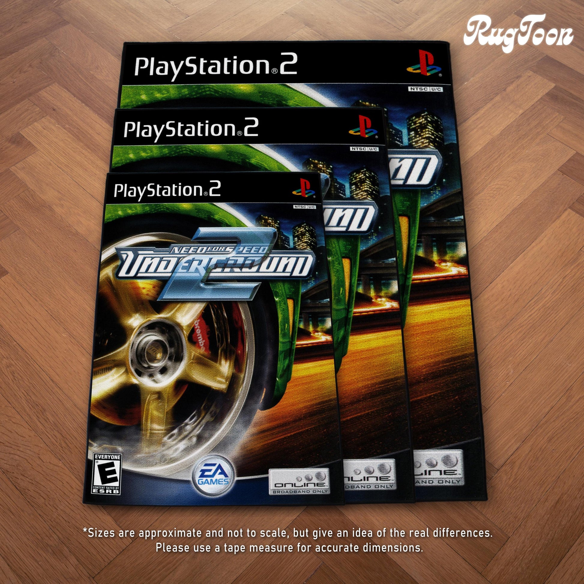 Need For Speed Underground 2 Rug – PS2 Racing Game Decor