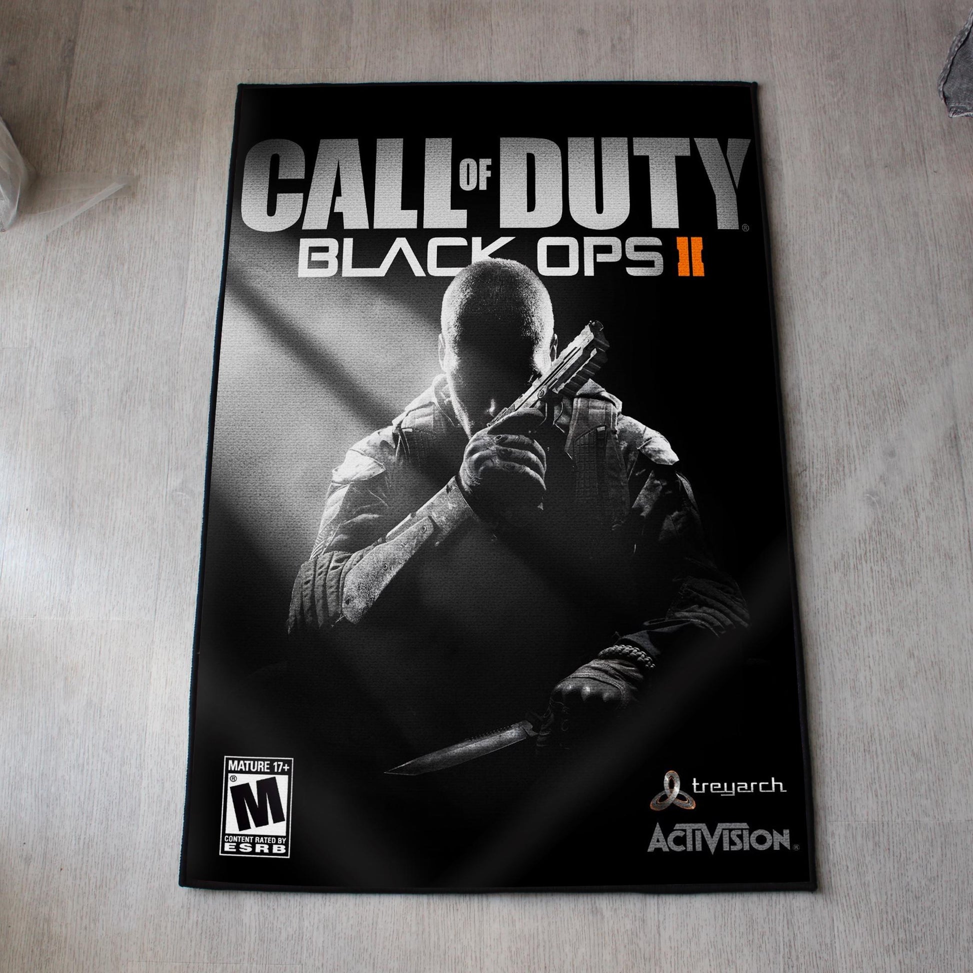 Call of Duty Black Ops 2 Rug – BO2 Cover Art Decor