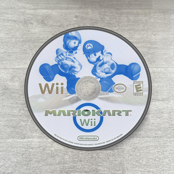 Mario Kart Wii rug styled like Nintendo game disc, video game carpet