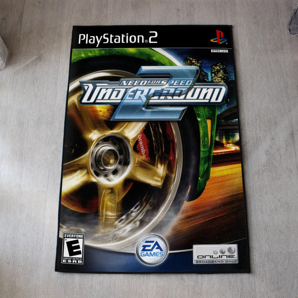 Need For Speed Underground 2 PS2 racing game rug for room decor