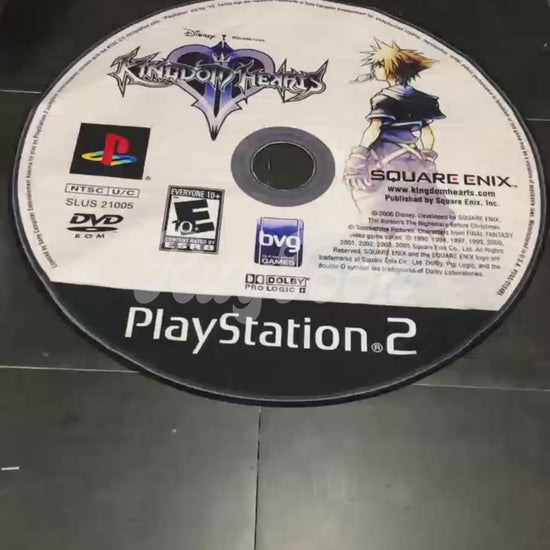 Kingdom Hearts II round rug for PS2 RPG fans and gamers