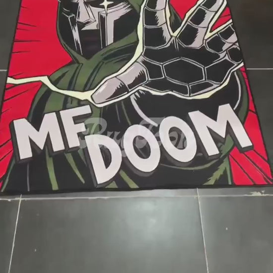 MF Doom rug Madvillainy comics rap art design for music fans