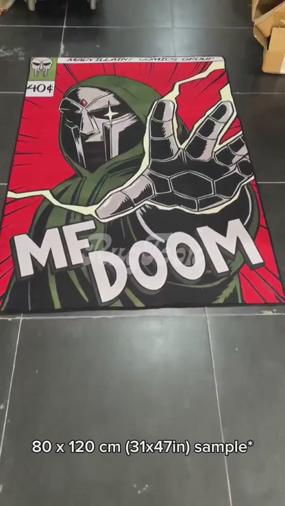MF Doom rug Madvillainy comics rap art design for music fans