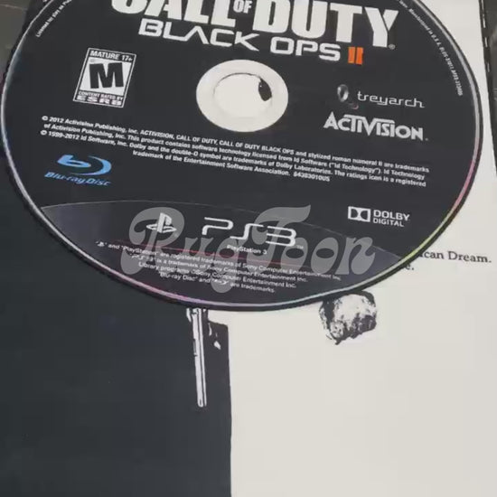 Call of Duty BO2 disc rug for PS3 and Xbox 360 gaming room decor