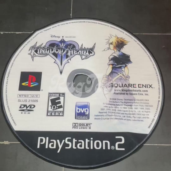 Kingdom Hearts II round rug for PS2 RPG fans and gamers