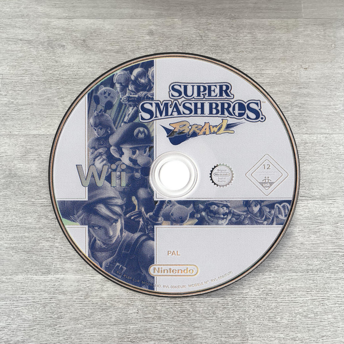 Smash Disk Rug Super Smash Bros Brawl Disc Rug - Wii Game Cover Carpet – RugToon